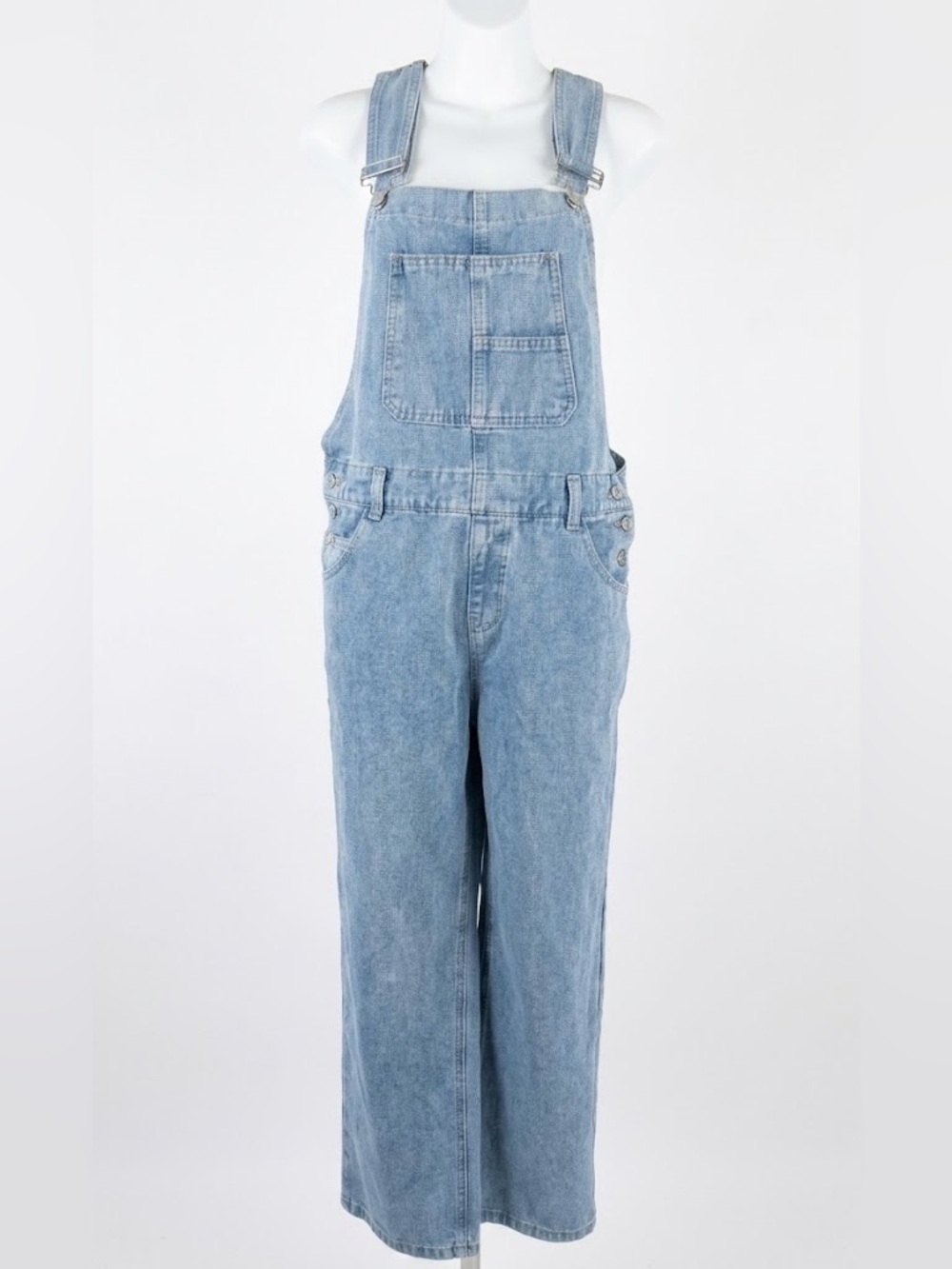 BLTIBY 2024 Women’s Overalls Loose Fit Light Blue Small NWOT Size Small